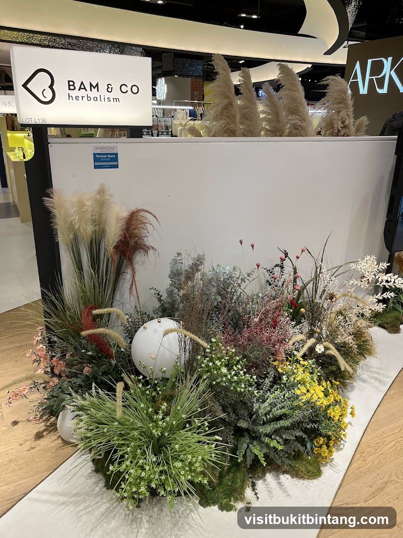 BAM & CO herbalism display