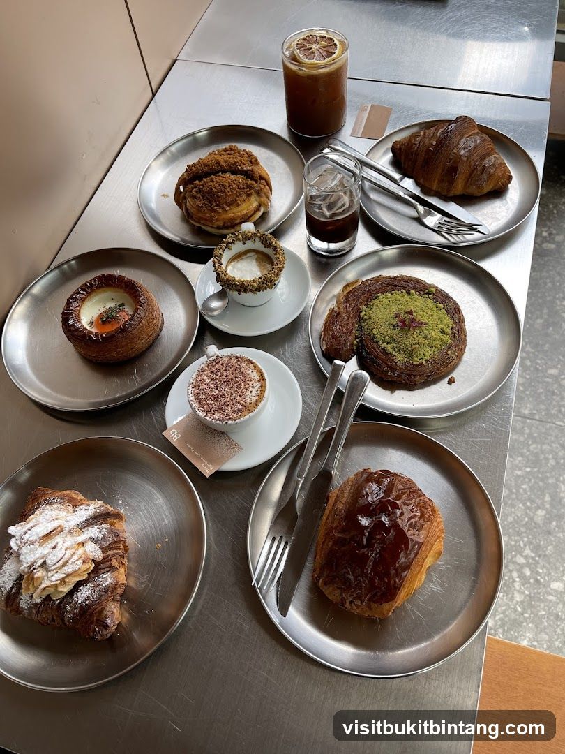 Assortment of Pastries and Coffee
