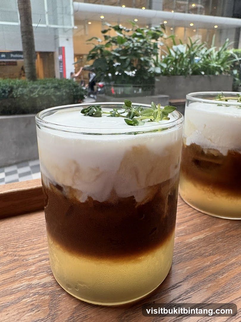 Layered Coffee Drink