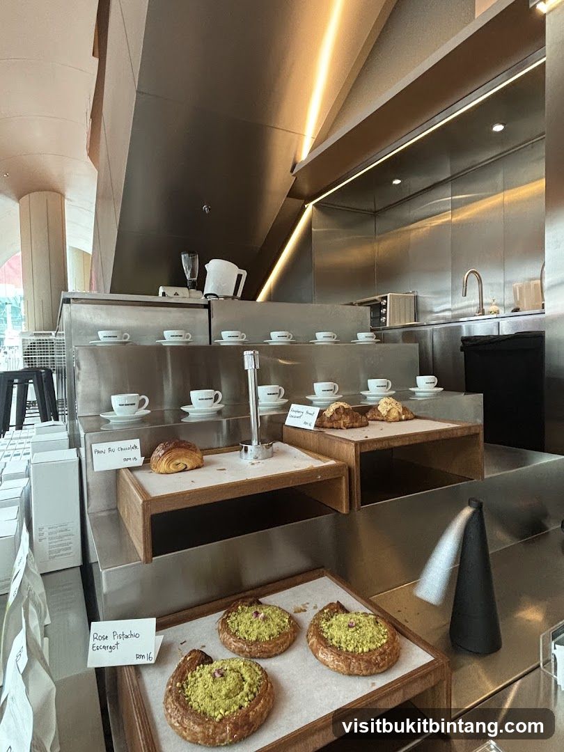 Pastries and Coffee Cups