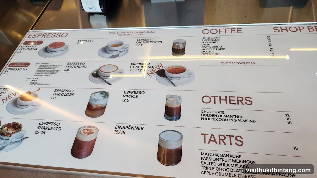 Coffee Menu