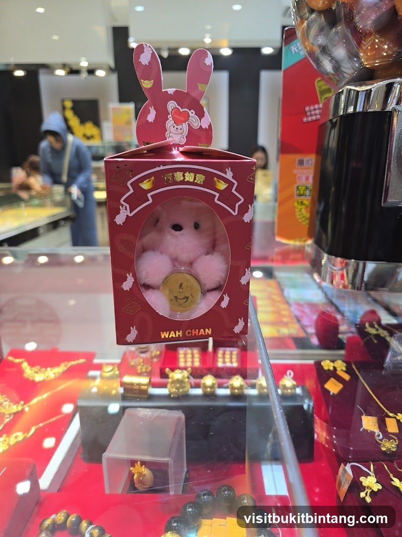 Gift Box with Plush Toy and Gold Coin