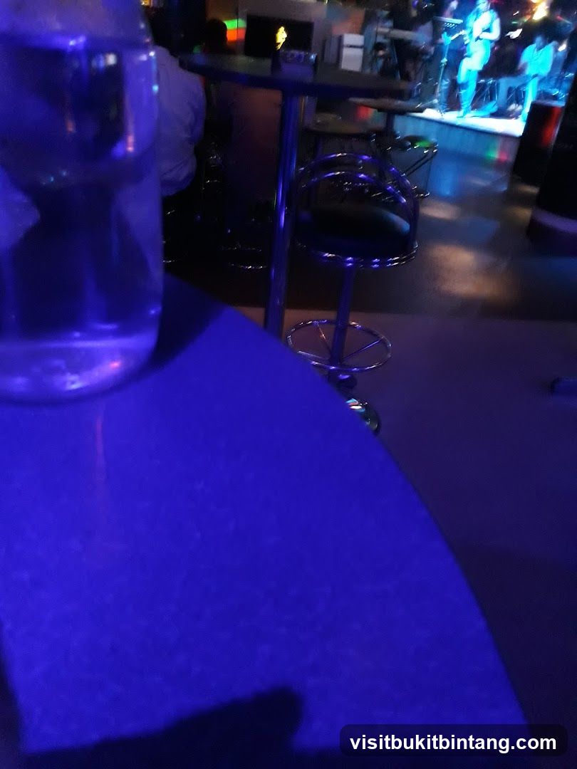 Bar Interior with Stage