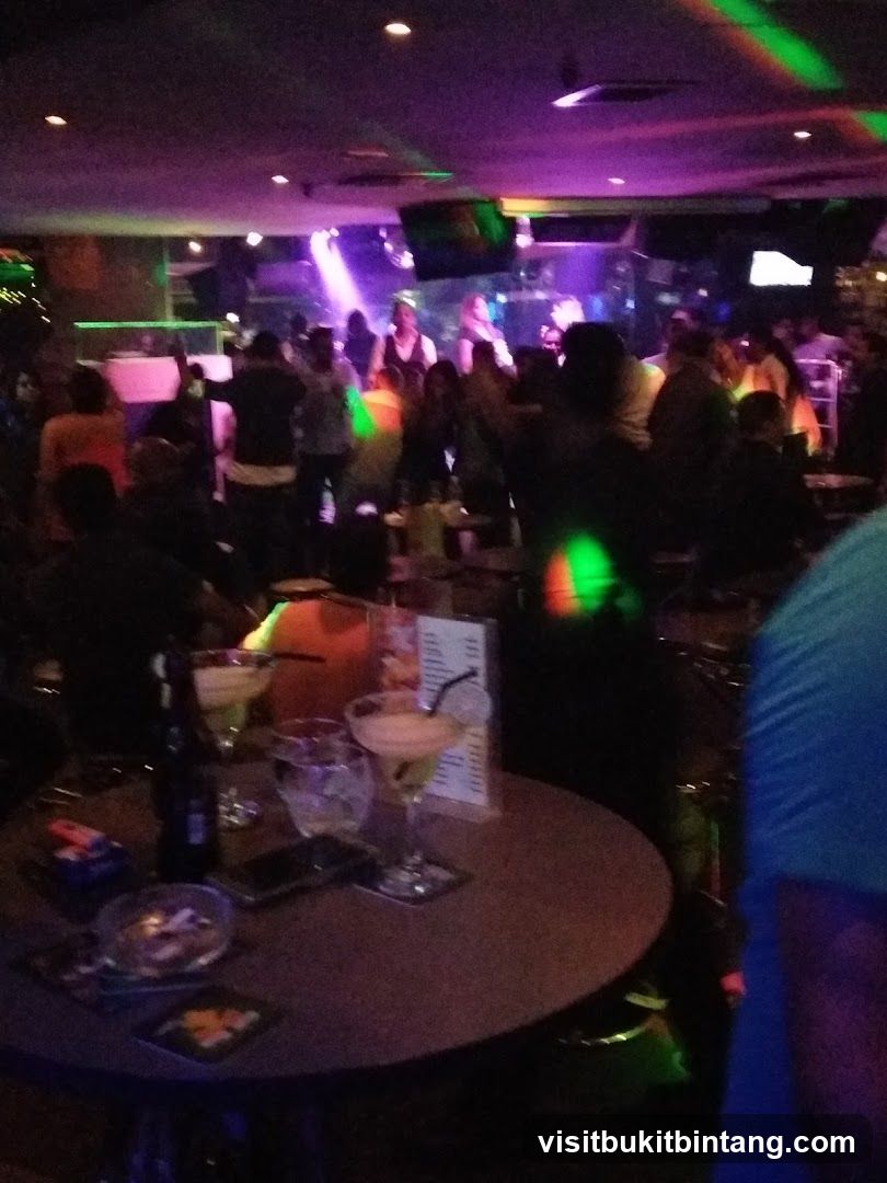 Nightclub with a band on stage
