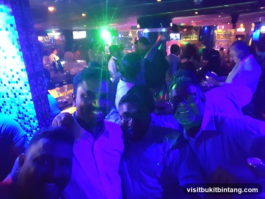 People enjoying themselves in a nightclub