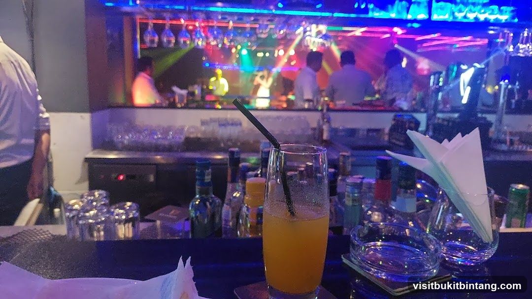Bar Interior with Drink