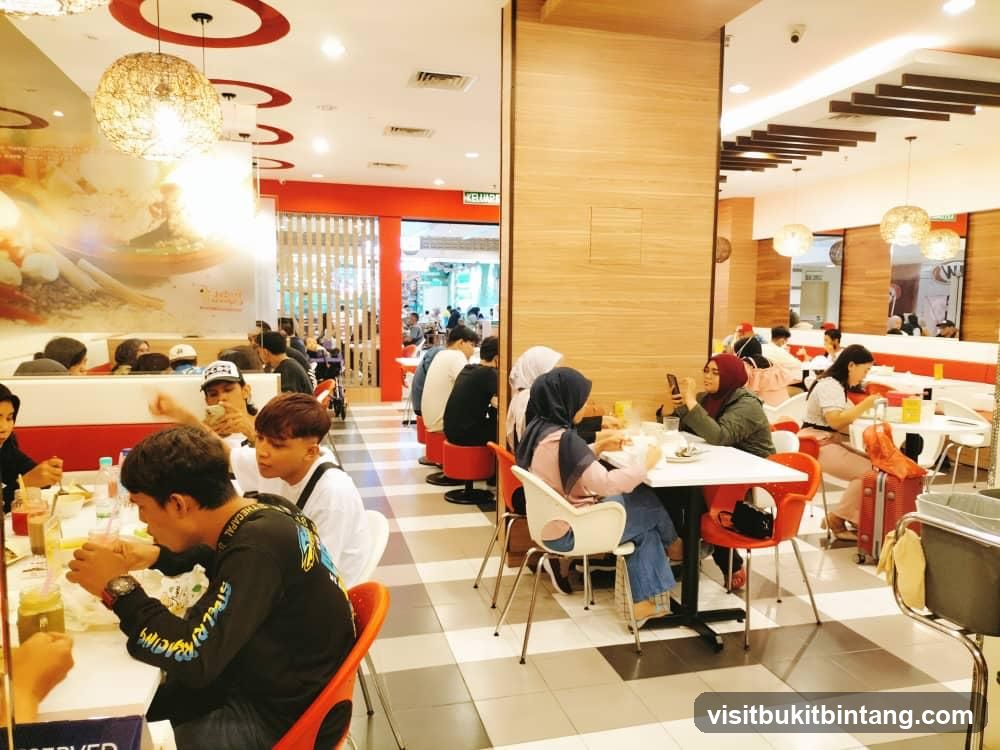 Restaurant Interior with Diners