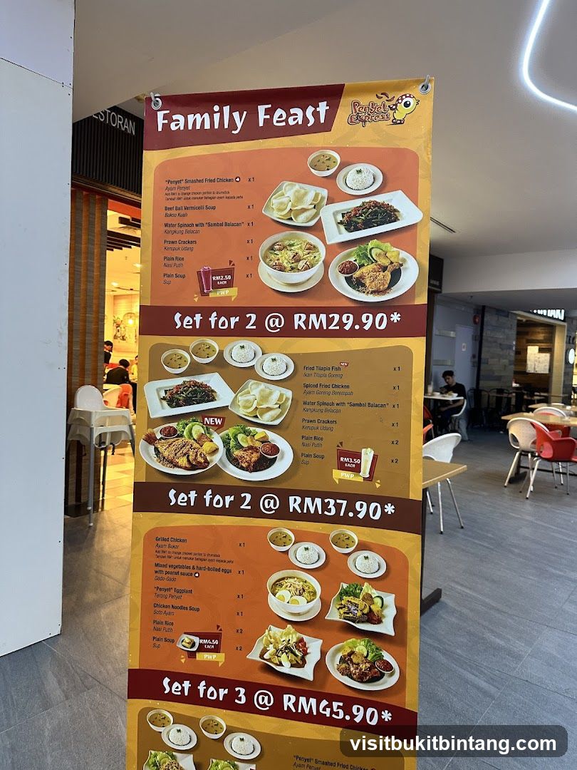 Family Feast Menu