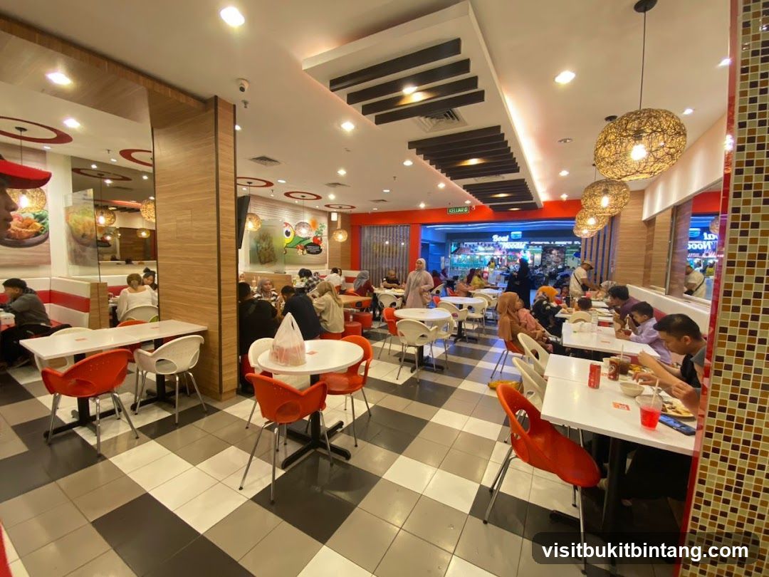 Restaurant Interior with Diners