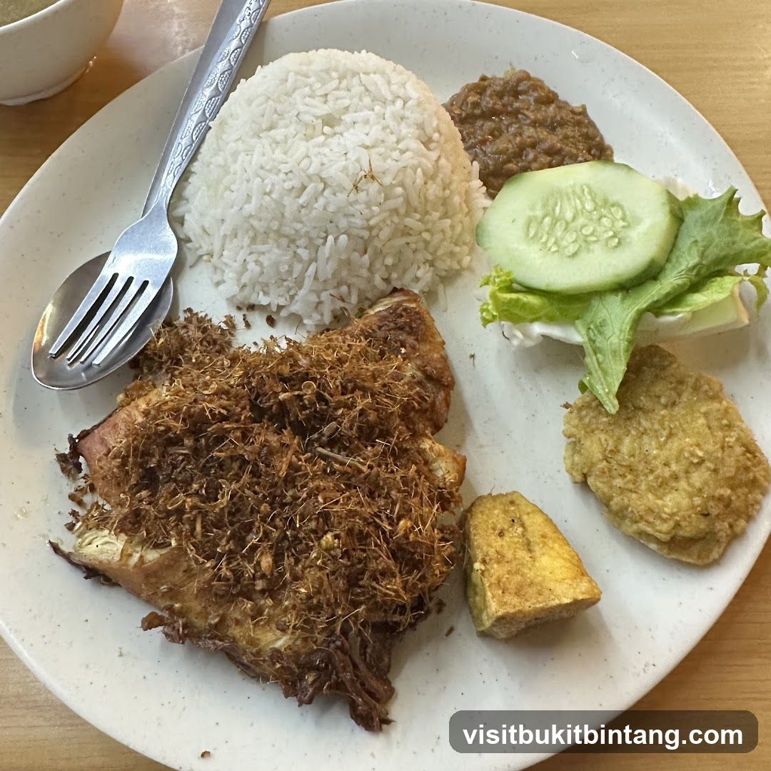 Fried Chicken Rice Plate