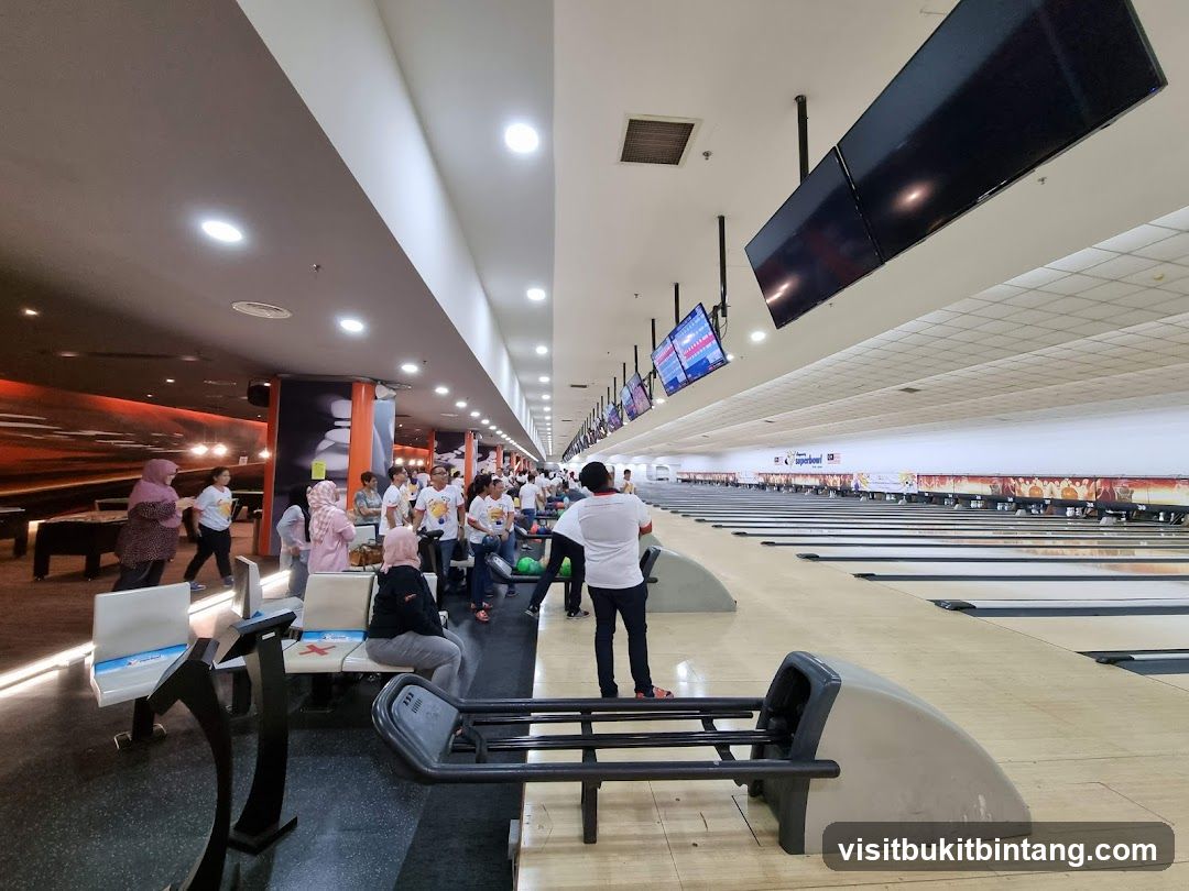 Bowling Alley with Spectators