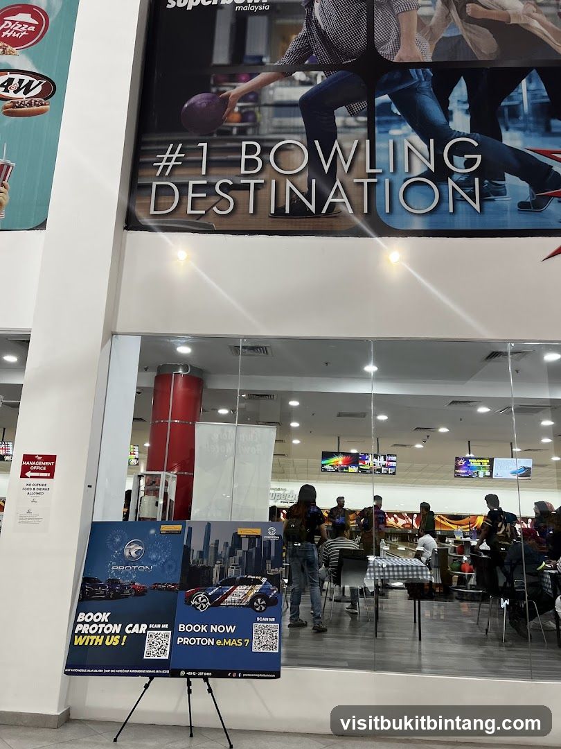Bowling Alley Advertisement