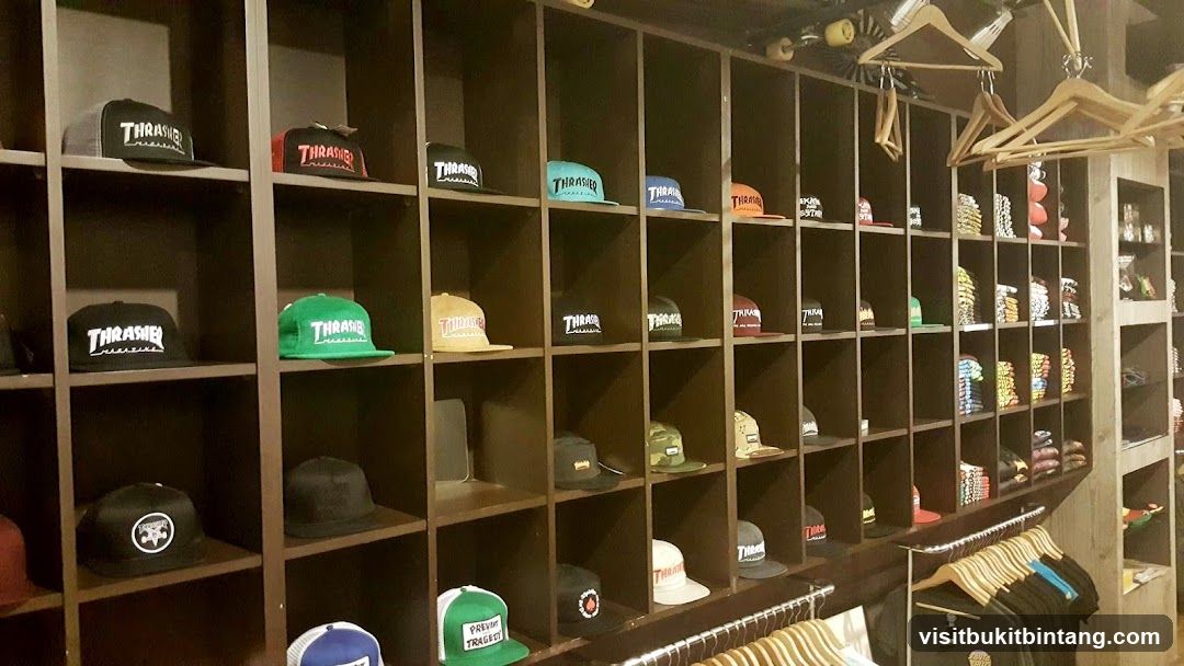 Hats and Apparel Display