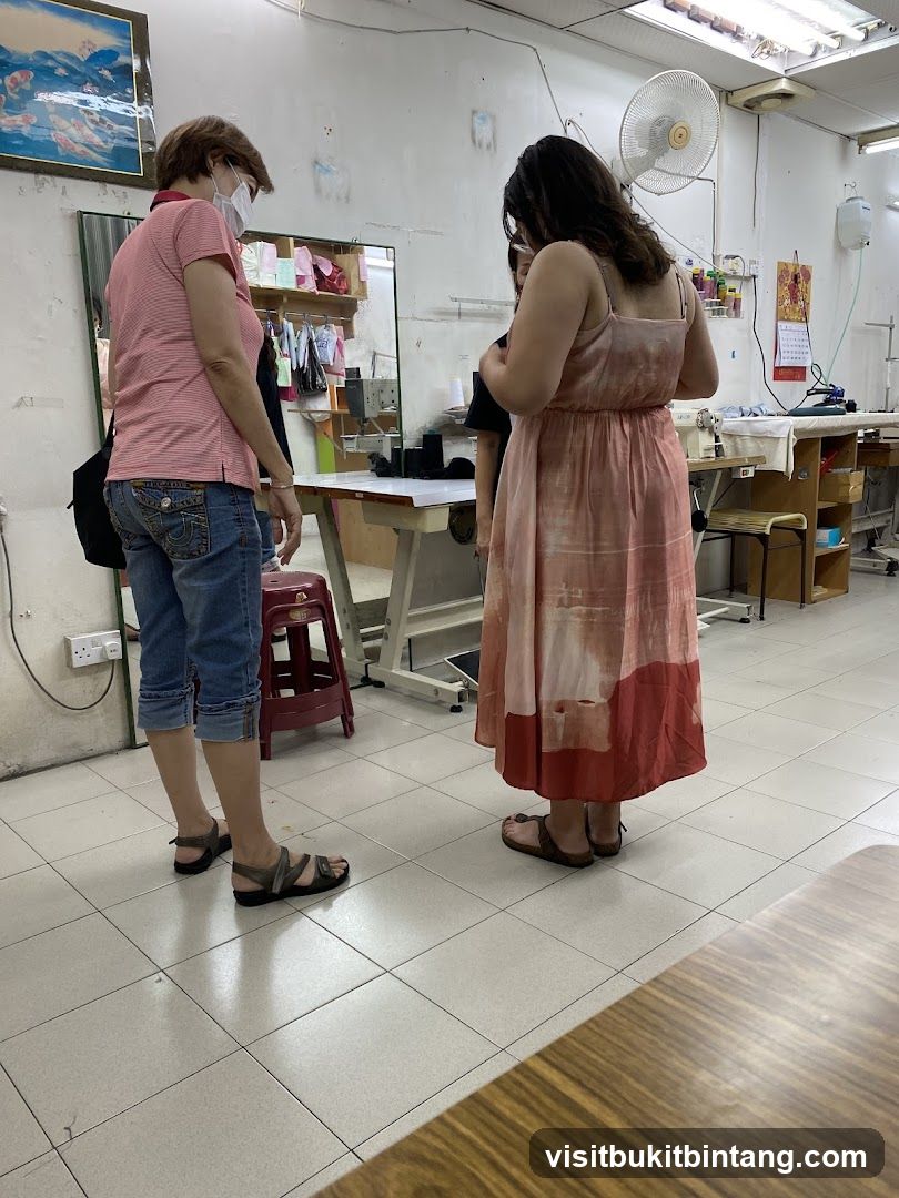 Tailor shop interior