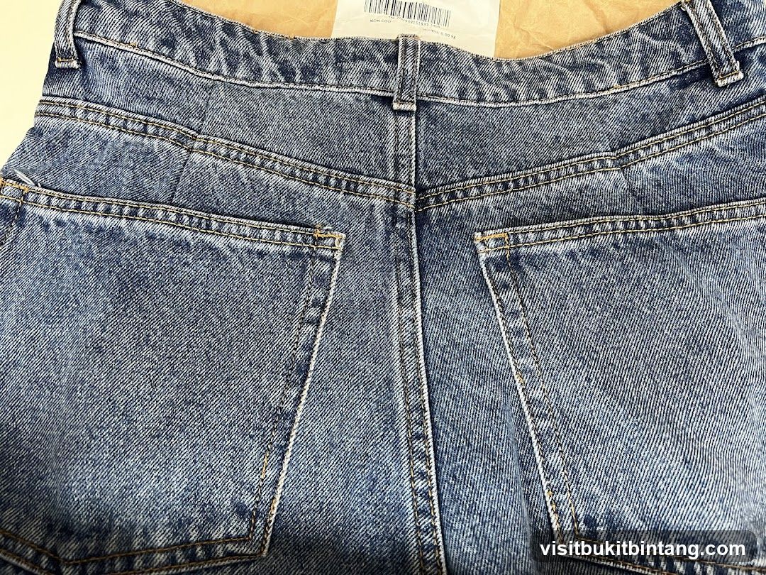 Denim Jeans Back Detail