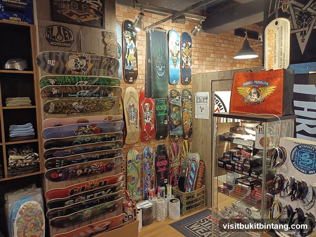 Skateboard Shop Interior