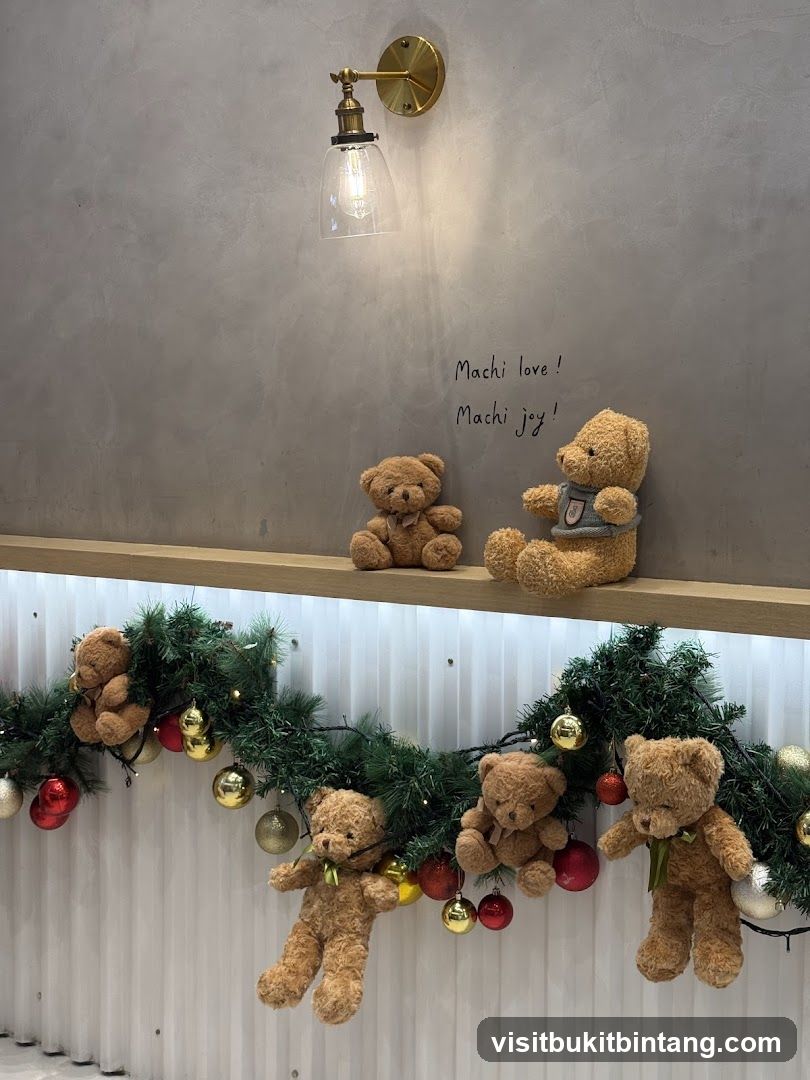 Teddy Bears and Christmas Garland