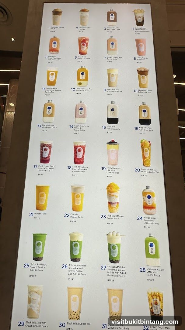 Beverage Menu