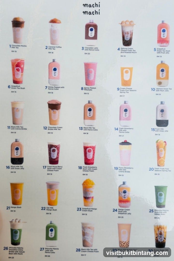 Machi Machi Menu