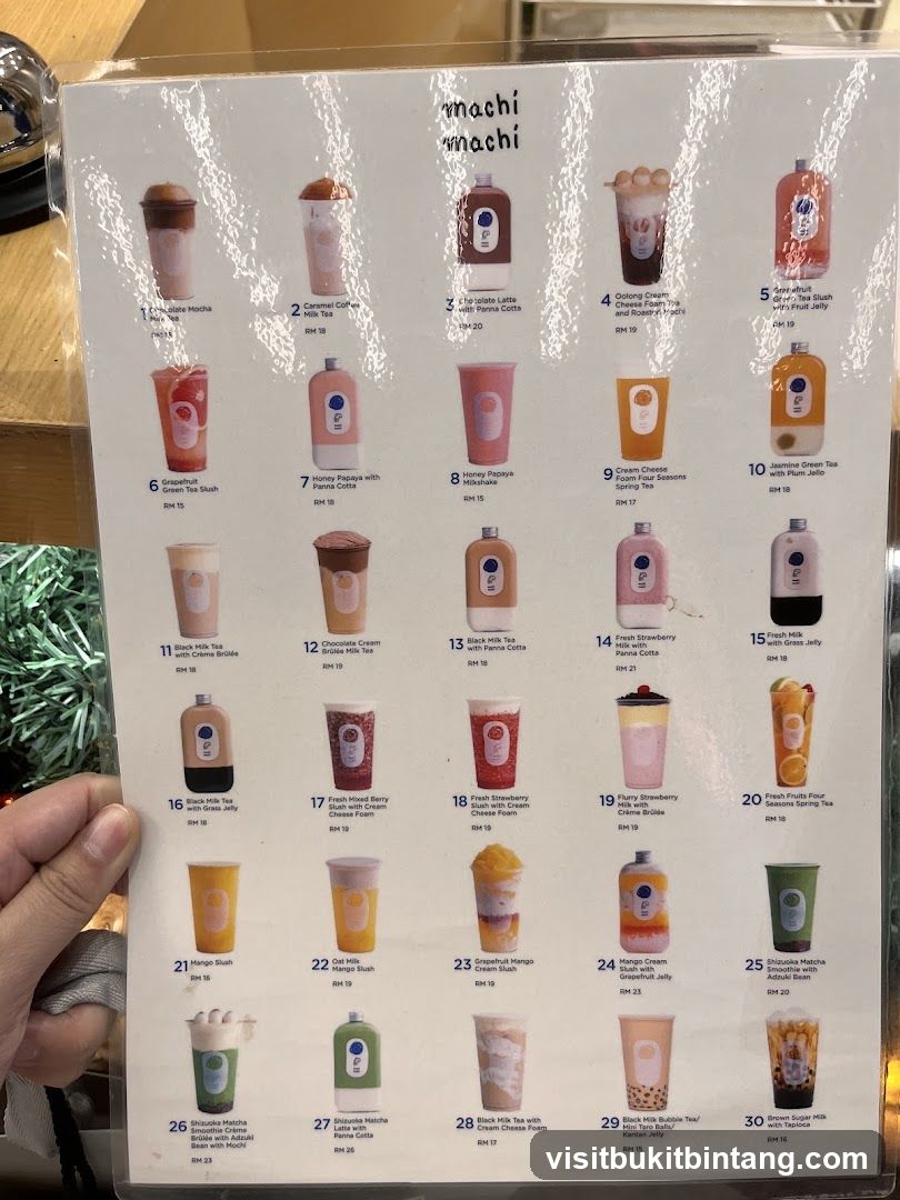 Machi Machi Menu