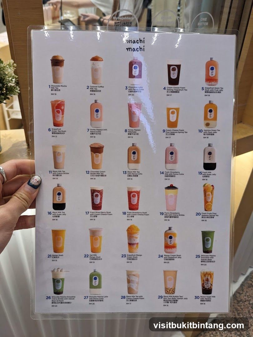 Machi Machi Menu