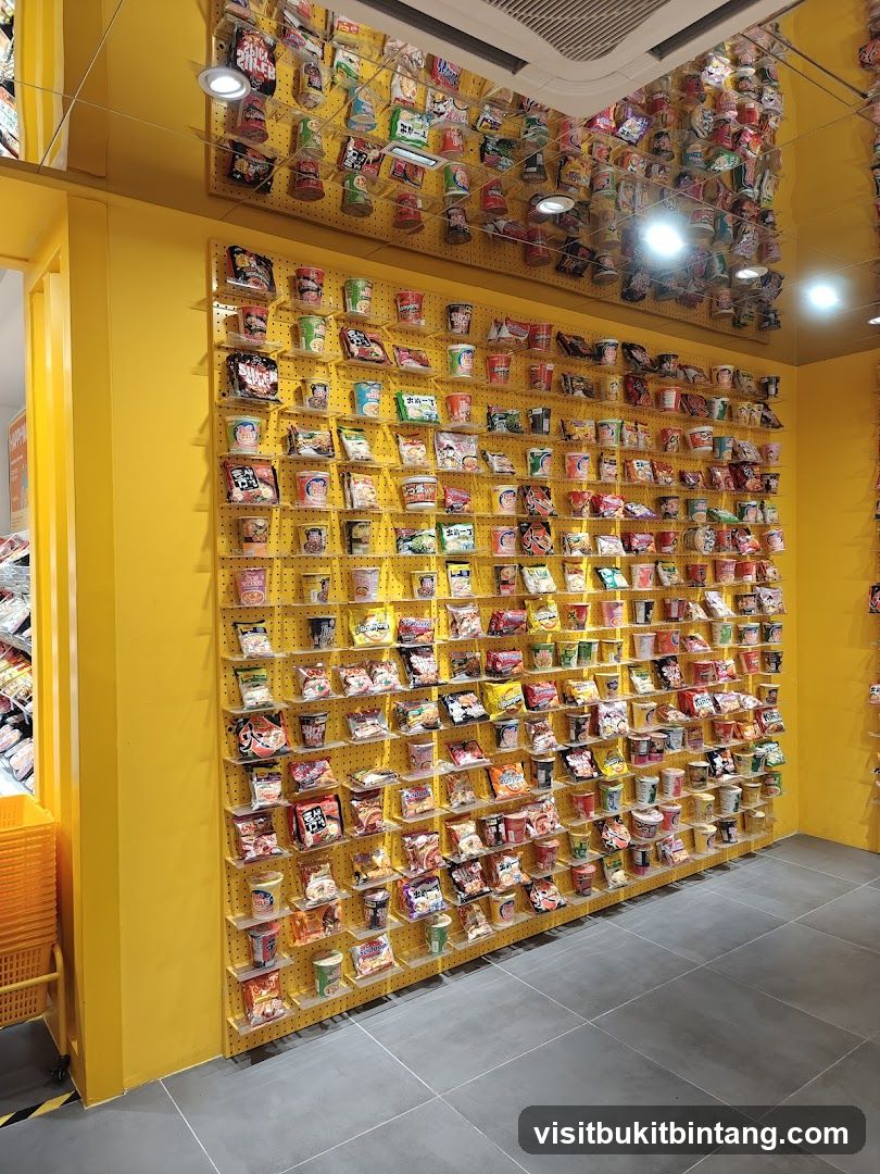 Wall of Instant Noodles