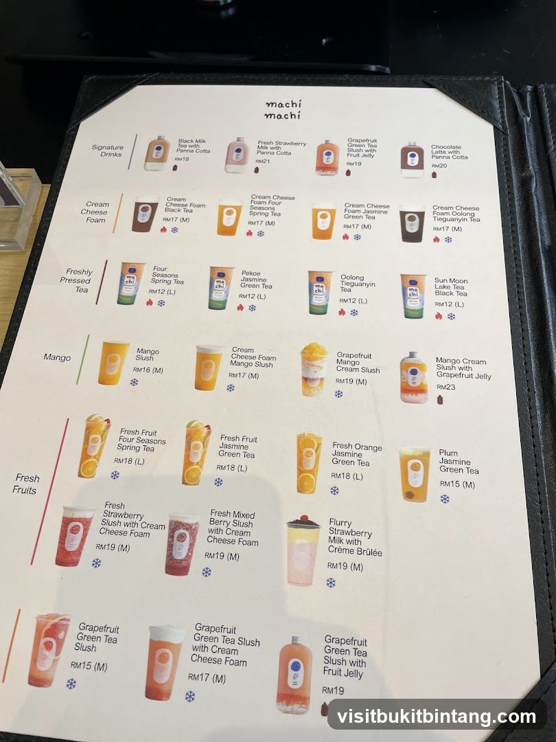 Machi Machi Menu