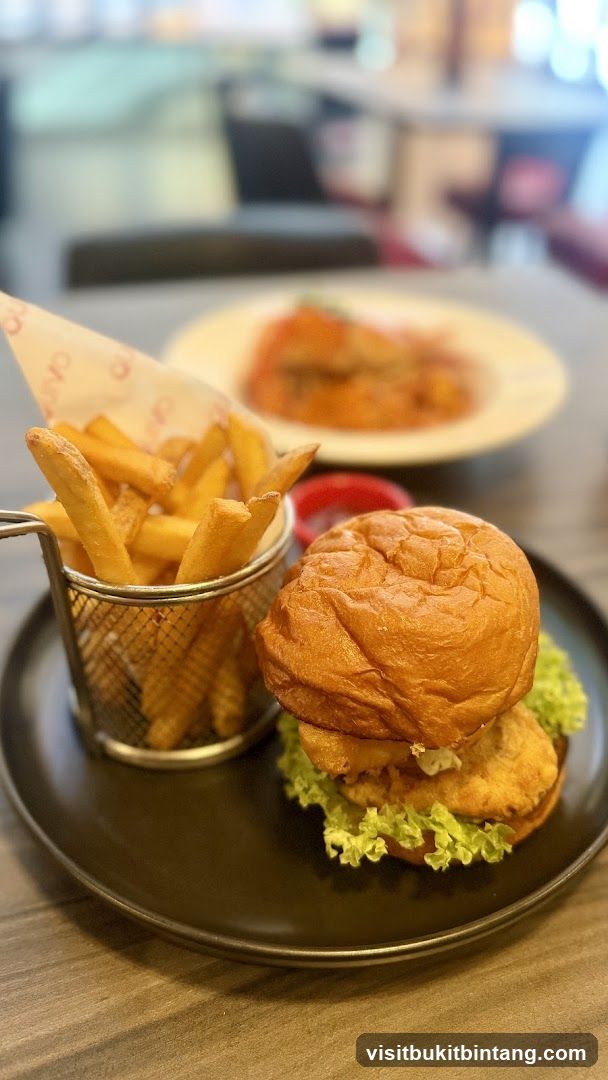 Burger and Fries