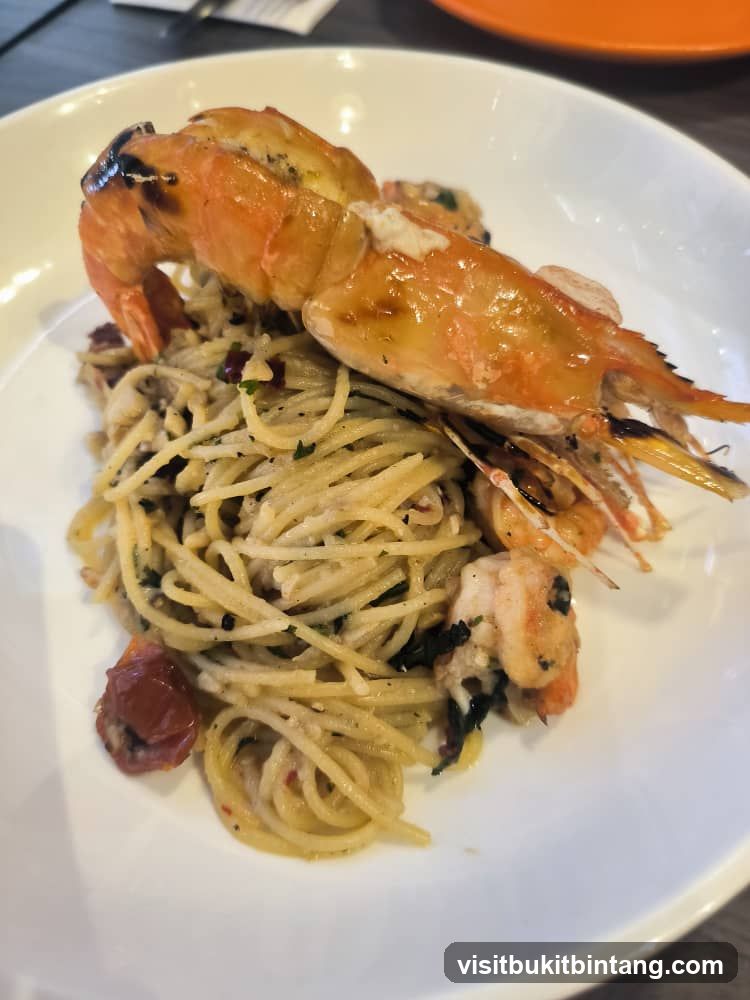 Spaghetti with Prawns