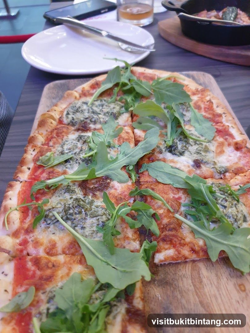 Pizza with Arugula