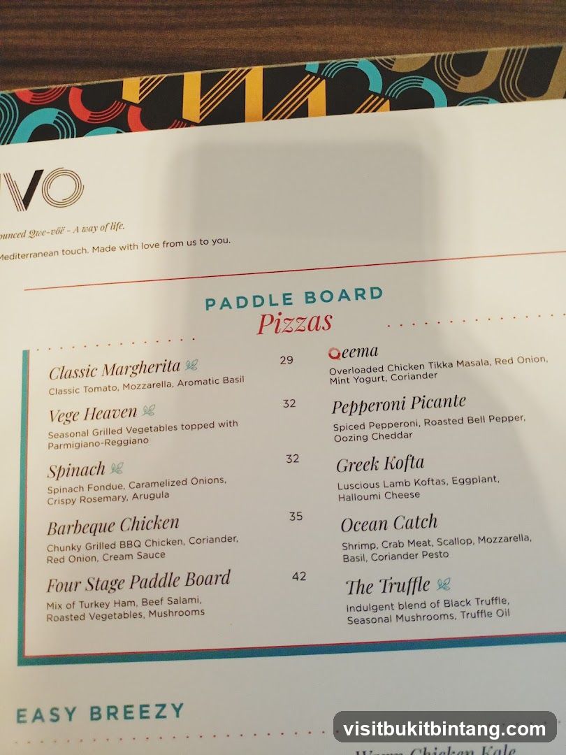 PADDLE BOARD PIZZAS