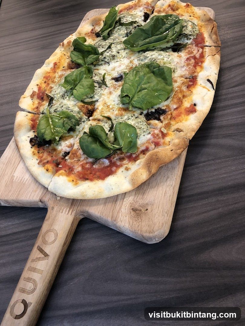 Spinach and Cheese Flatbread