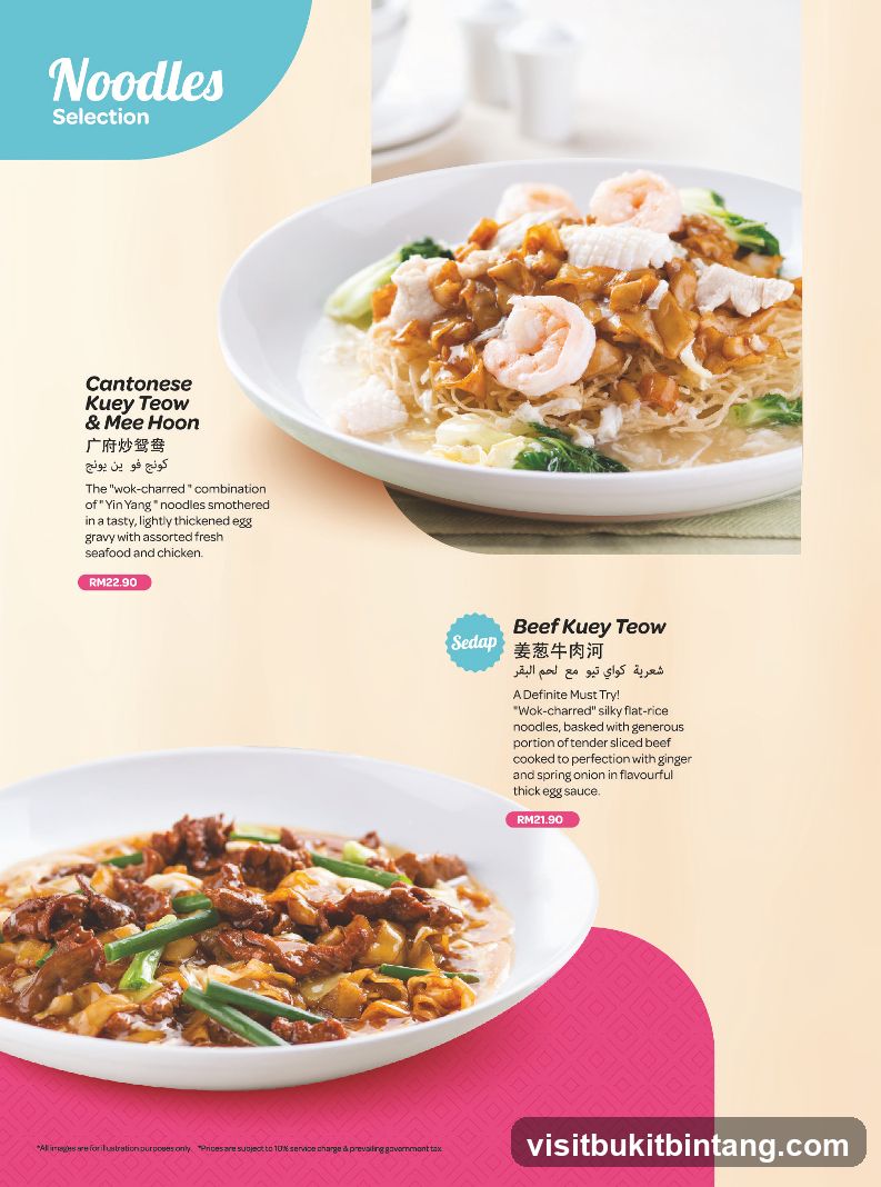 Noodles Selection