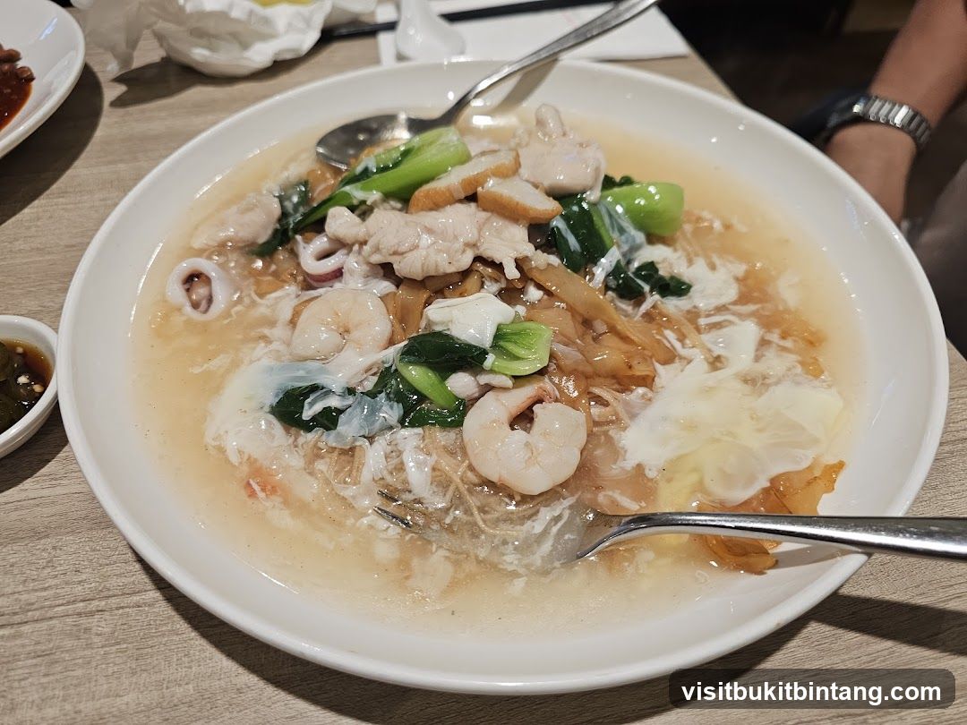 Seafood and Noodle Dish