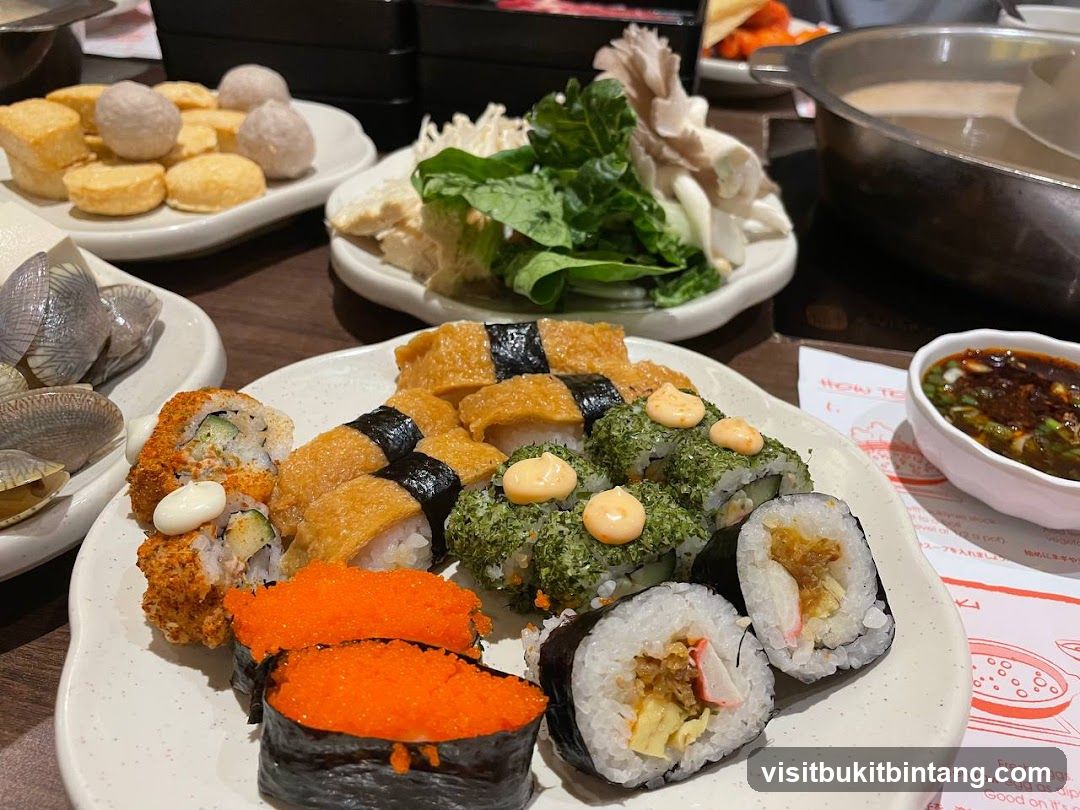 Sushi and Hot Pot Ingredients