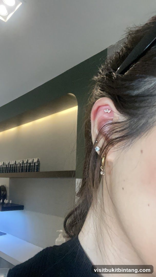 Ear Piercing Detail