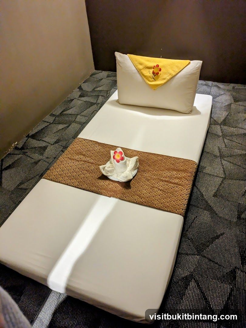 Massage Bed Setup