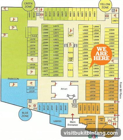 Mall Directory Map
