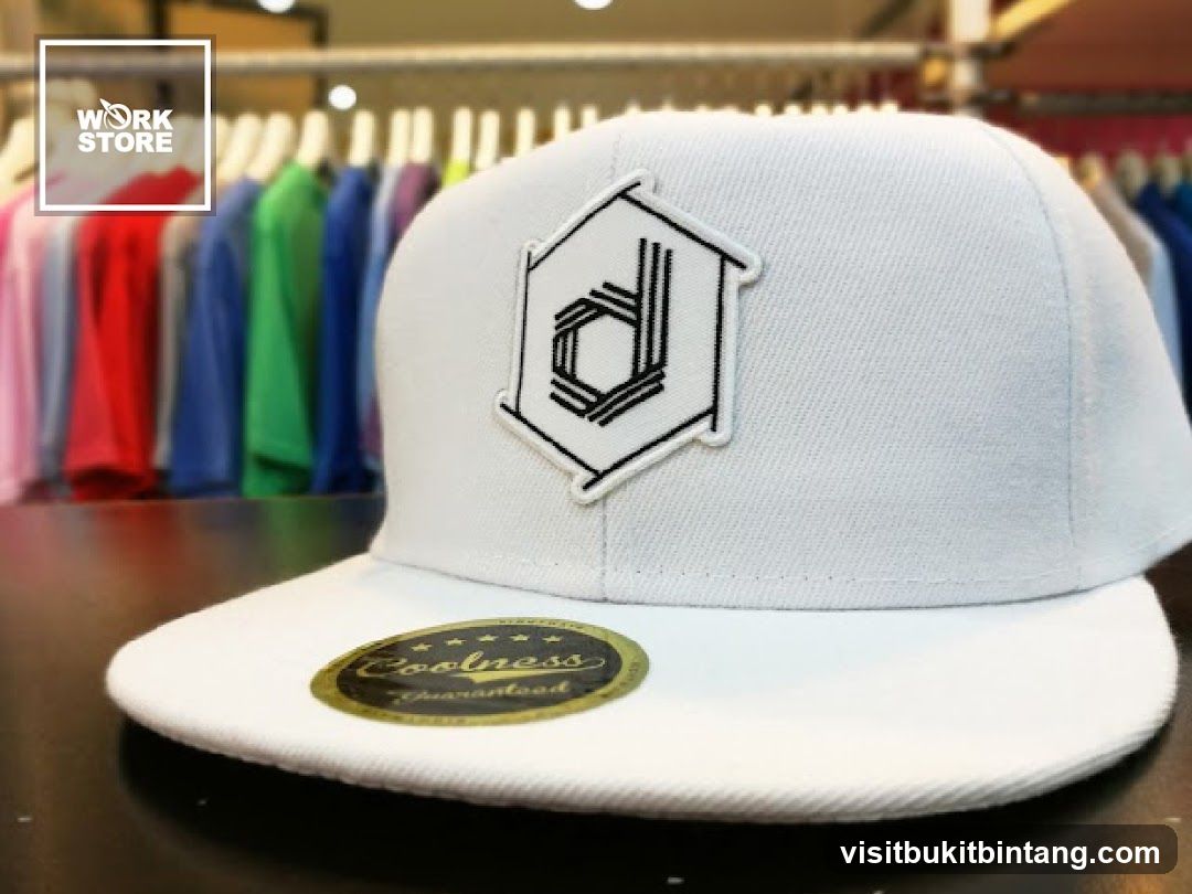 White Cap with Logo