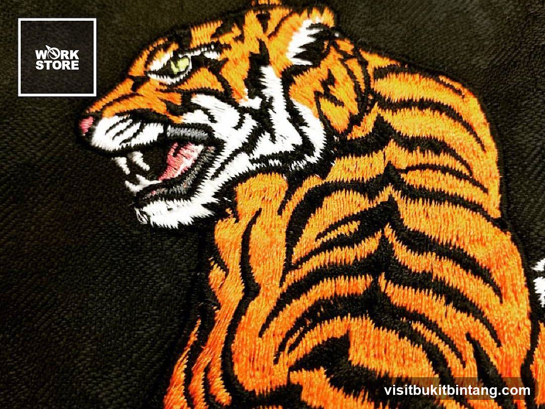 Embroidered Tiger Patch