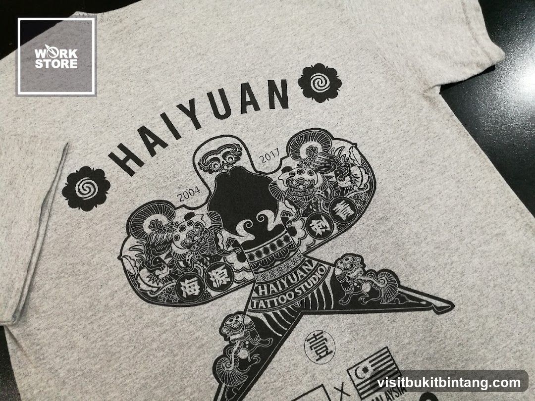 T-shirt with Tattoo Studio Design