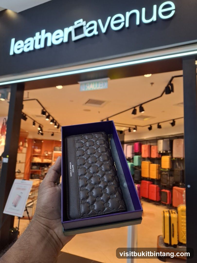 Leather Goods Store Display