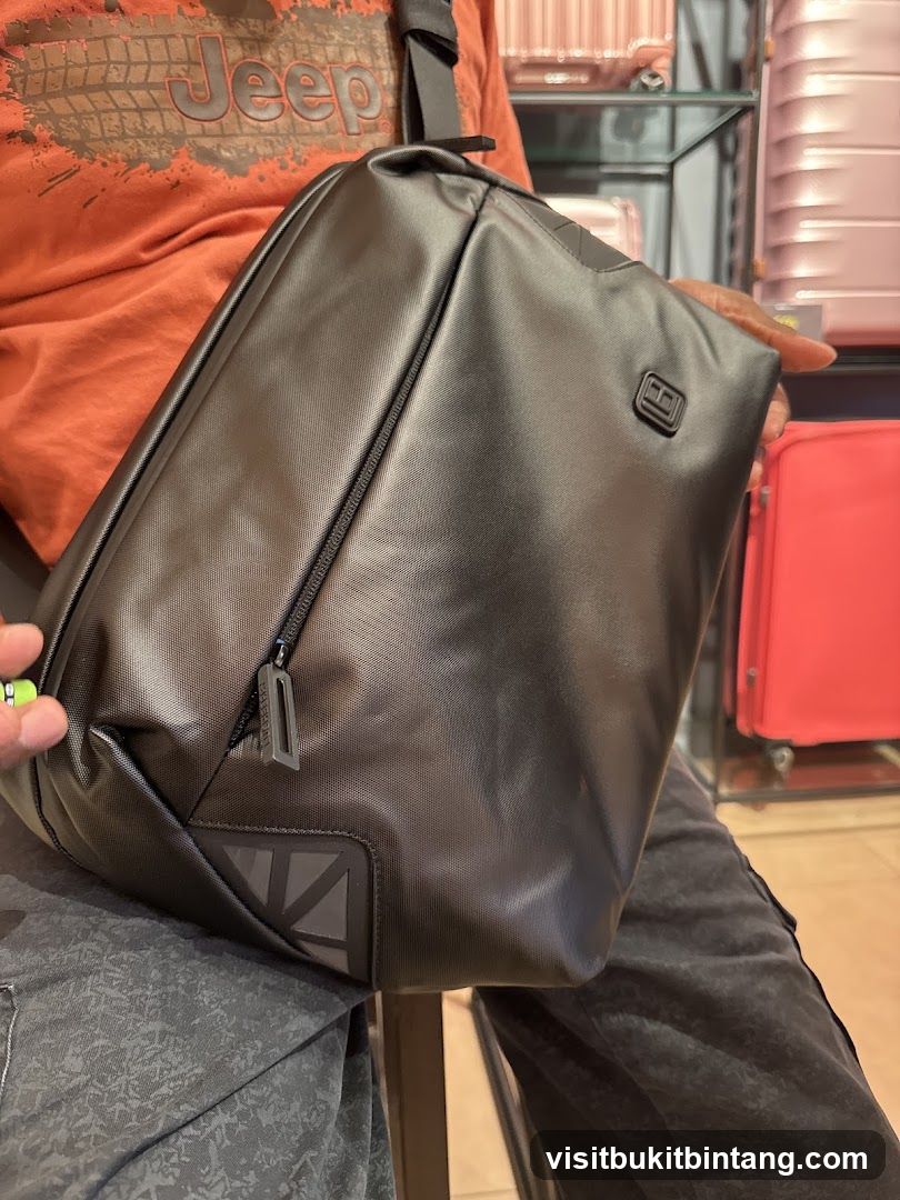 Man with a black bag