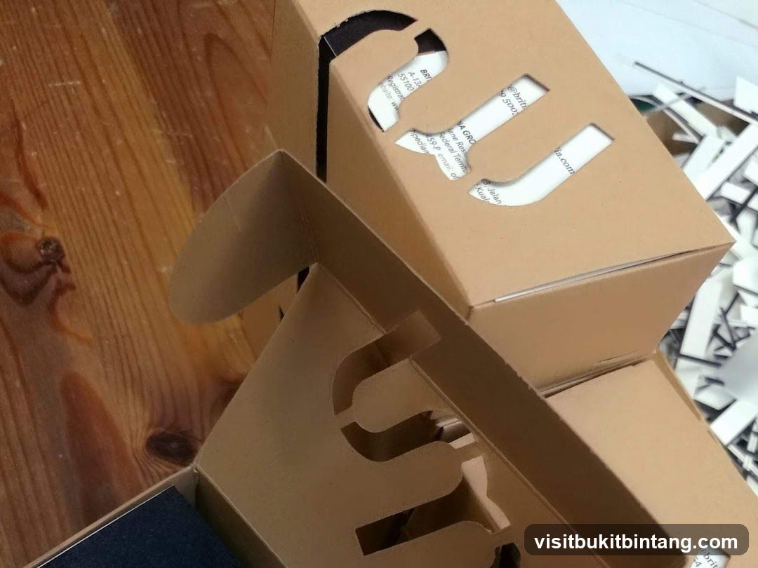 Cardboard Boxes with Cutout Logo
