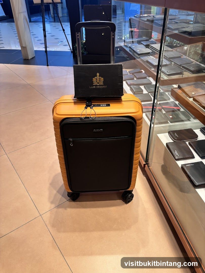 Luggage and Wallets Display