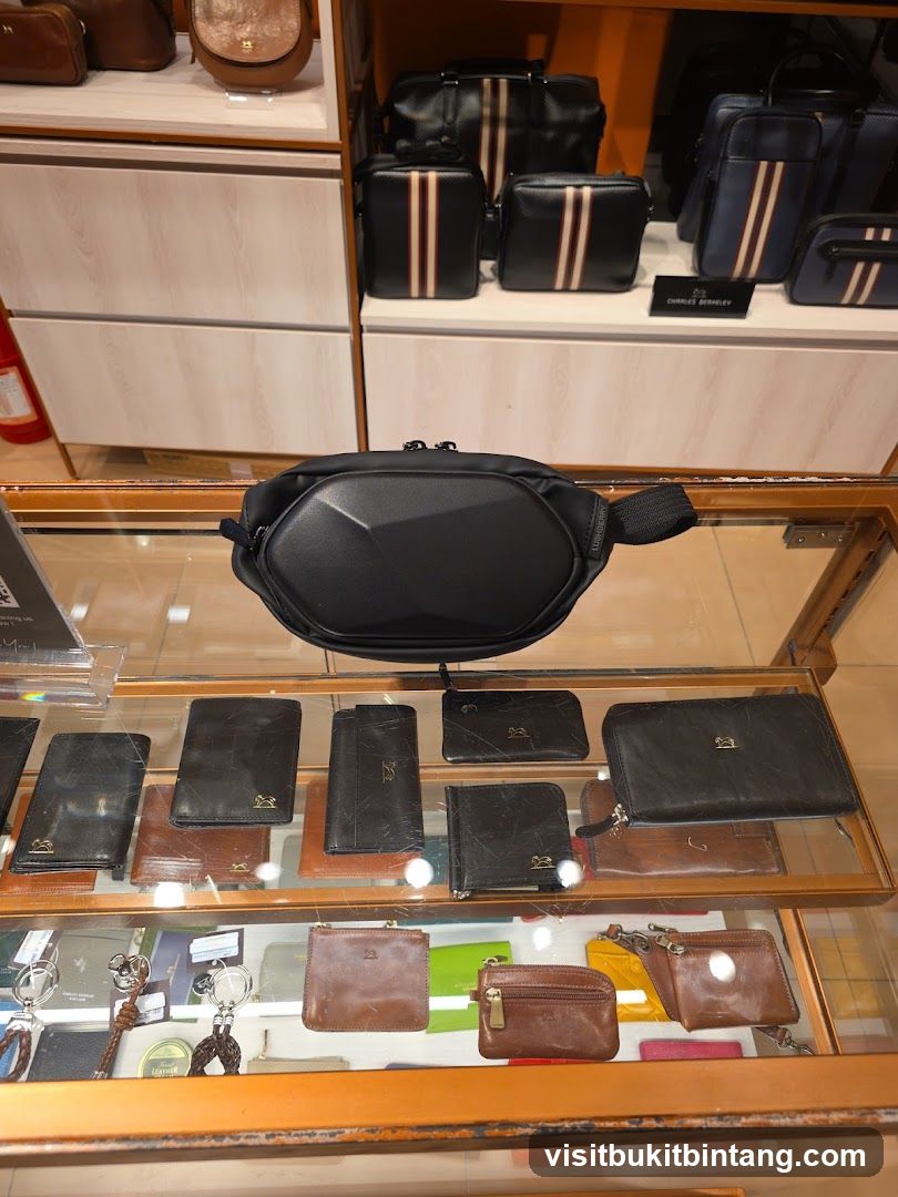 Display of Leather Goods