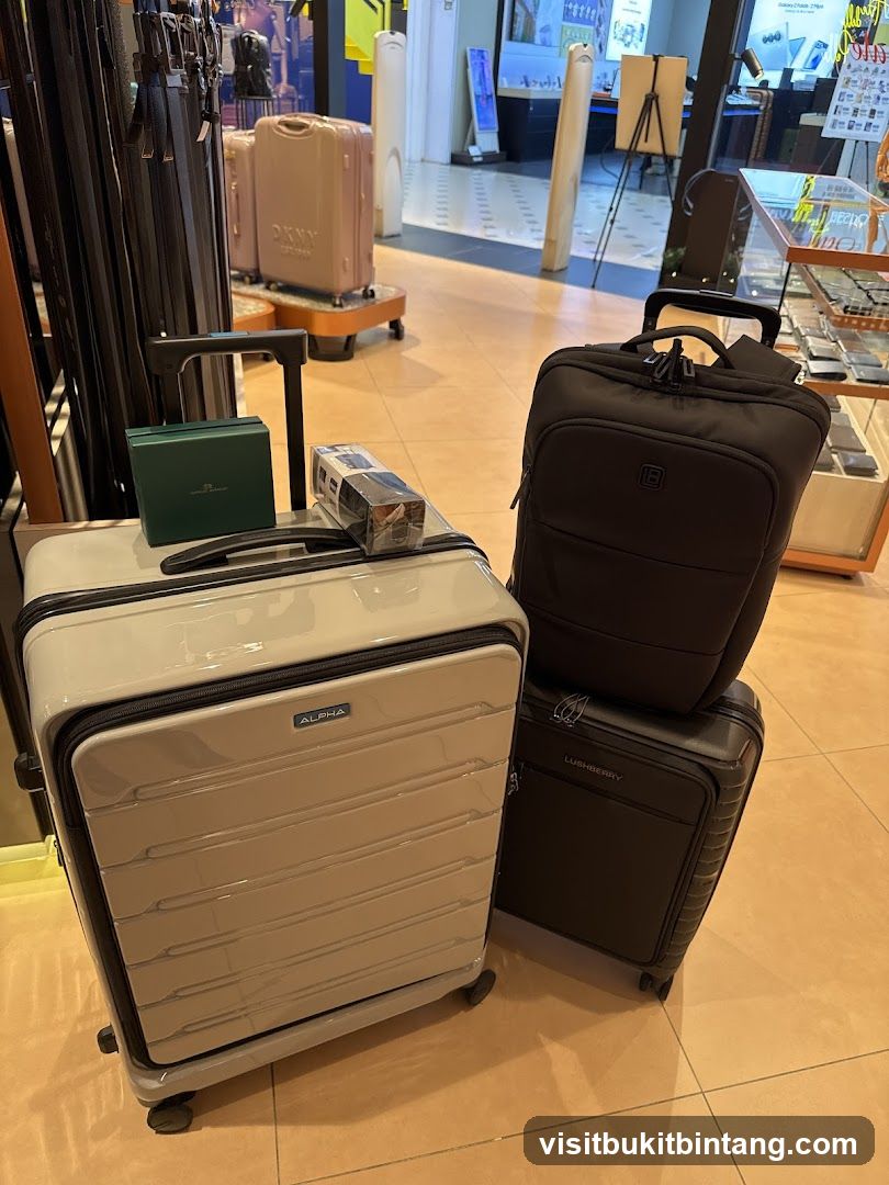 Luggage display