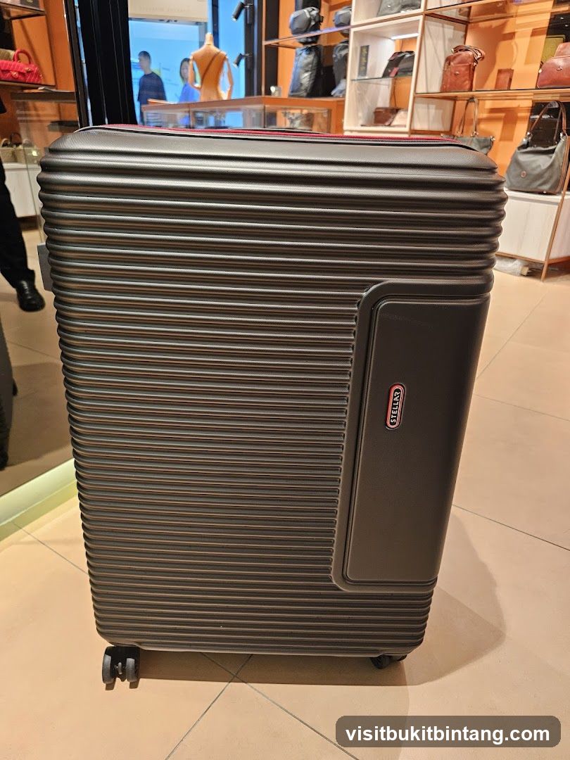 Suitcase in a store