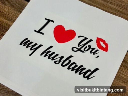 I Love You, My Husband Design