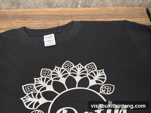 Black T-shirt with Mandala Design